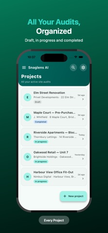 SnagLens AI: Site Audit & Snag iPhone screenshot