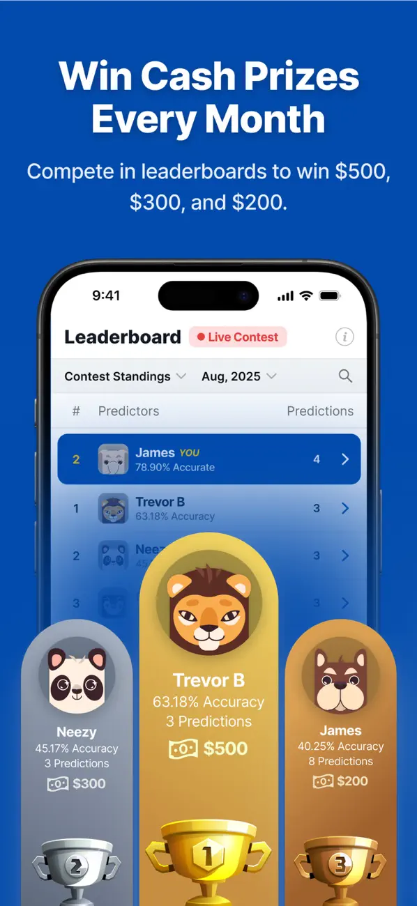 #1. Predictr (iOS) 게시자: StockAlgos Inc