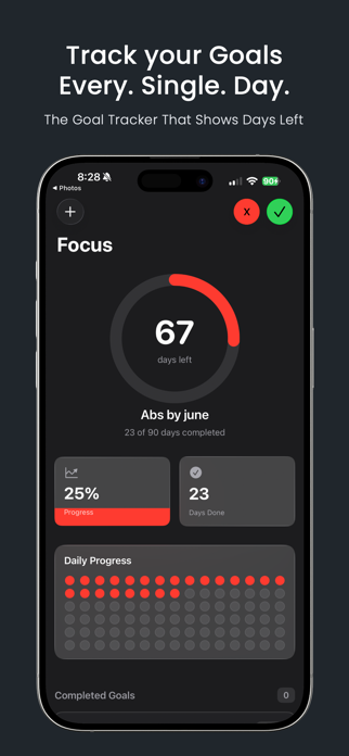 Focus: Goal Tracker Screenshot 1 of 3