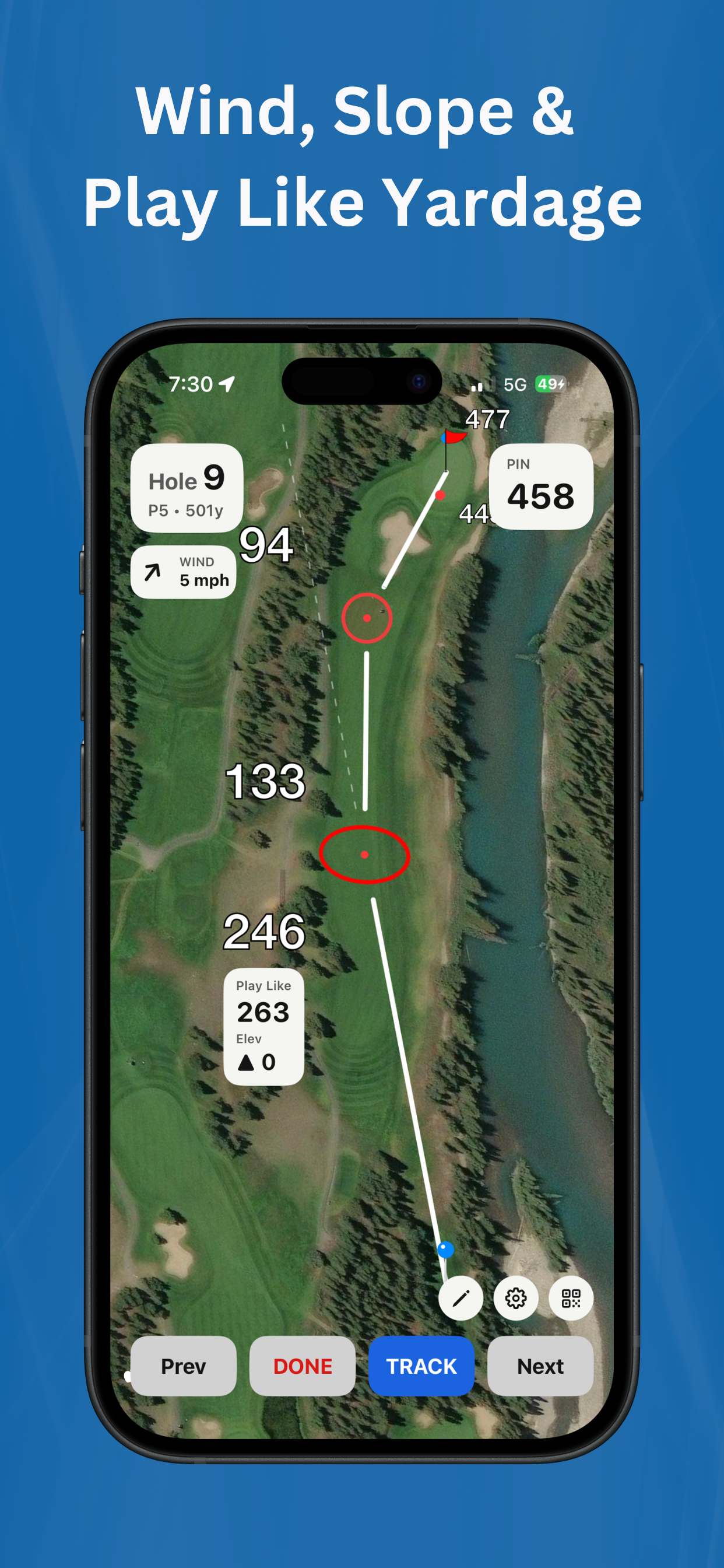 Golf GPS Range Finder: ForeFun
