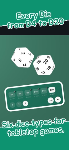 DiceRoll: 3D Dice Roller RPG Screenshot 3 of 4