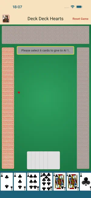 Deck Deck Hearts screenshot 1