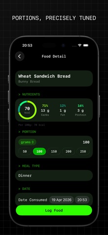 Norma - Food Tracker screenshot