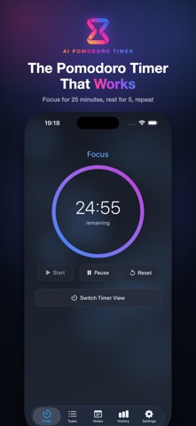 AI Pomodoro Timer: Focus&Study screenshot