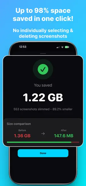 SnapSlim: Screenshot Cleaner screenshot 1