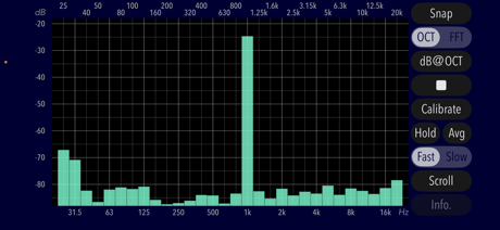 Audio Frequency Analyzer screenshot 1