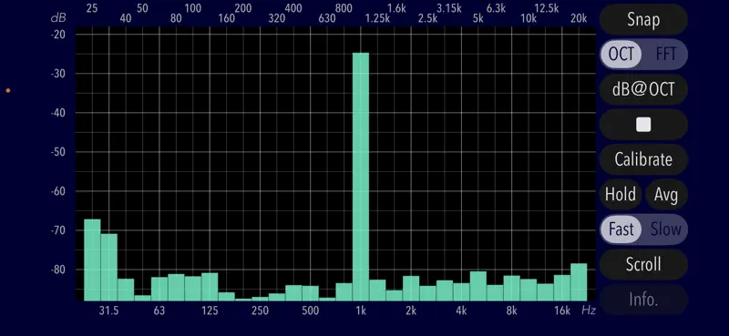 Audio Frequency Analyzer screenshot 1 of 7