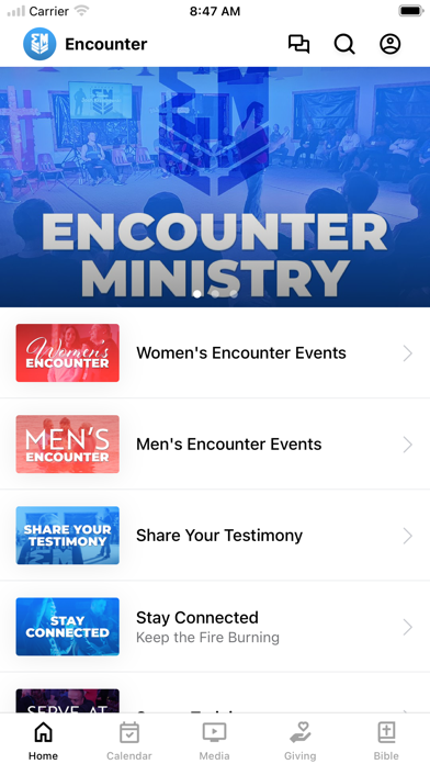 Screenshot 1 of Encounter Freedom App