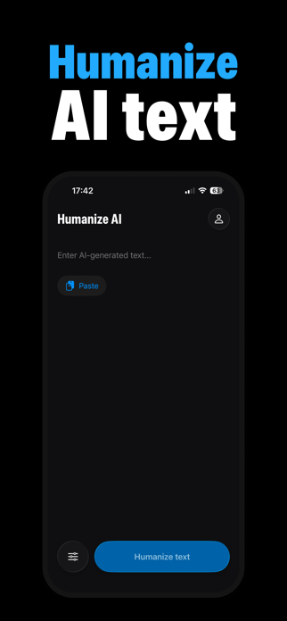 Humanize AI - Reword text Screenshot 1 of 4