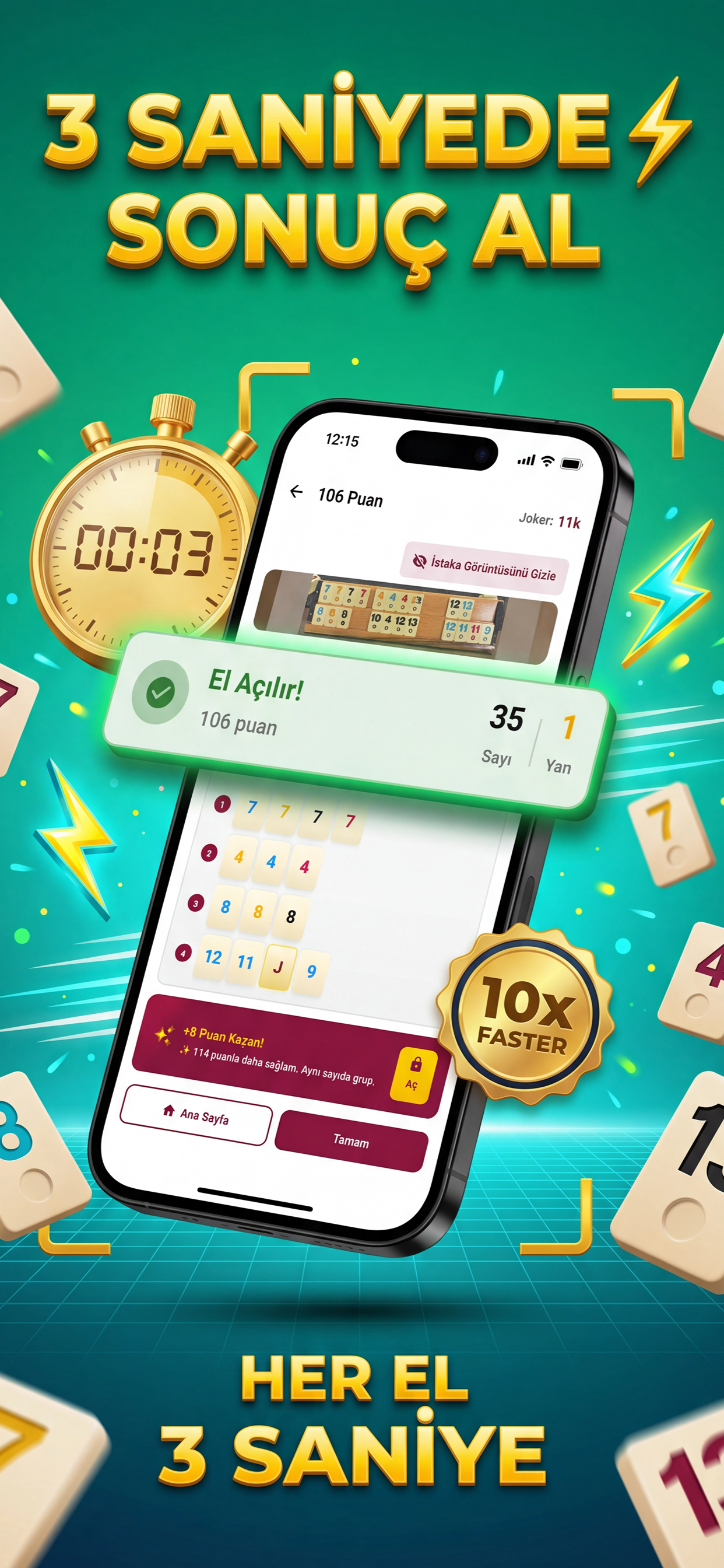 101 Ustası: Okey El Analizi