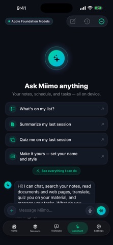 Miimo: AI Notes & Transcribe Screenshot 4 of 4