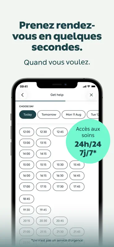 Kry - Consultez un médecin screenshot 6 of 9