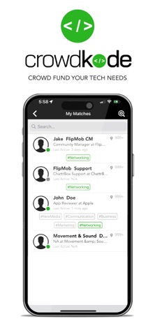 Crowd Kode iPhone screenshot