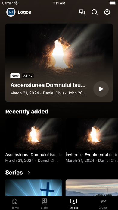Logos Baptist Ministries iPhone screenshot 3 - Education app