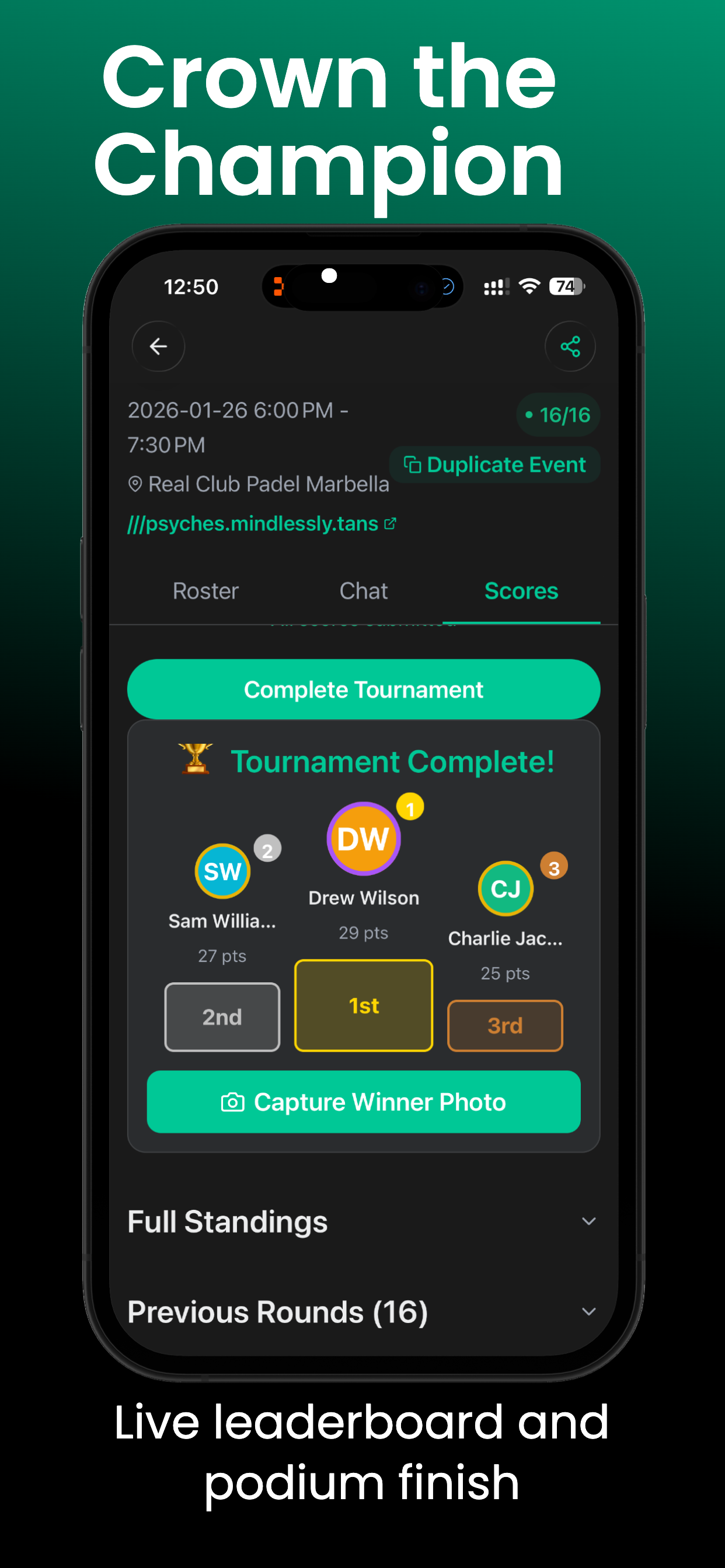 Padel Mixer screenshot 9