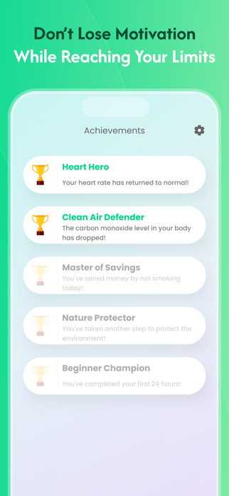 Stop Smoking Tracker - Quit Screenshot 2 of 3