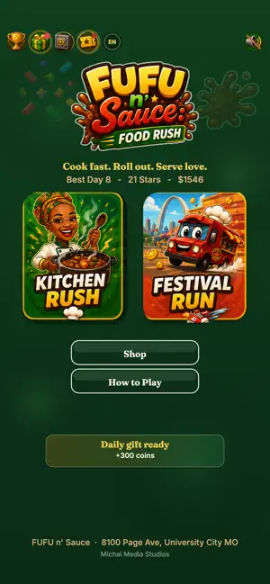 FUFU n' Sauce: Food Rush screenshot 1