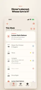 Upkeep: Meals & Chores screenshot 1