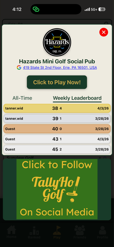 TallyHo Golf screenshot 5