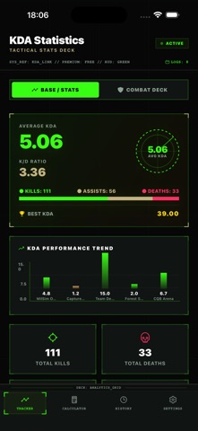 KDA Tracker & Joule Calc Screenshot 1 of 10