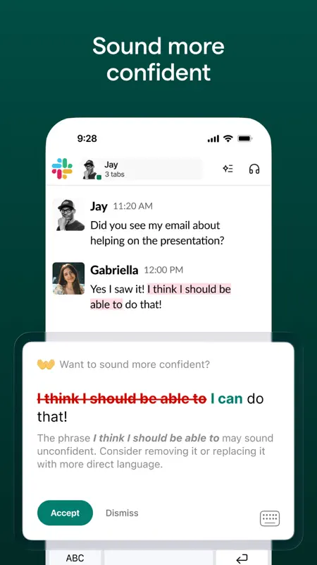 Grammarly: AI Keyboard & Voice screenshot 7 of 10