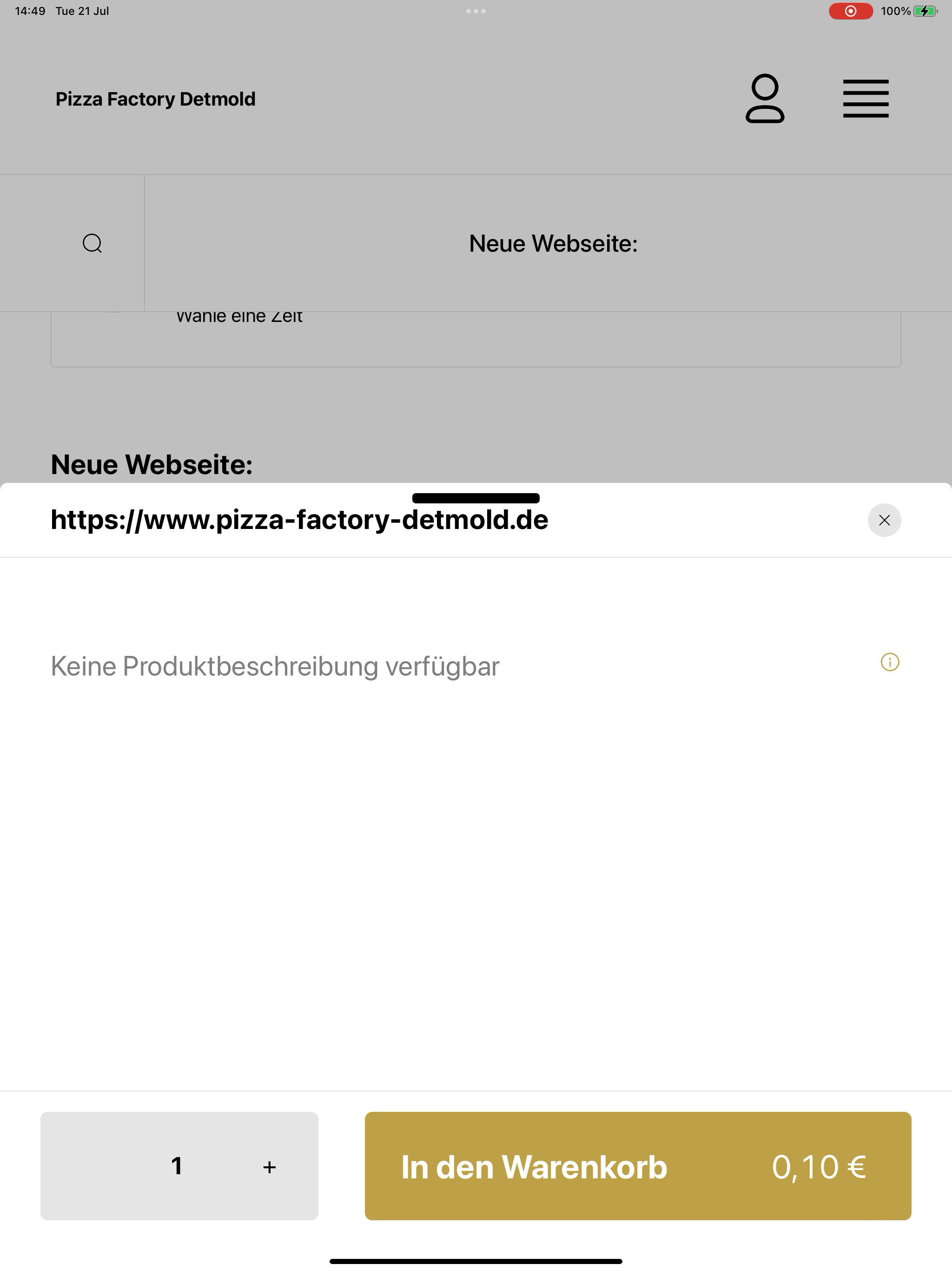 Pizza Factory Detmold screenshot 16