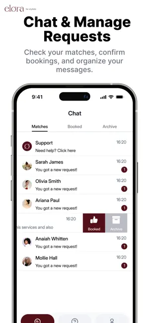 Elora: Match, Chat & Book screenshot 2