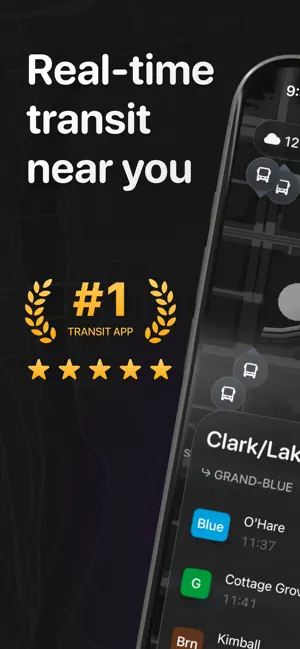 Catch: Live Transit Departures screenshot 1
