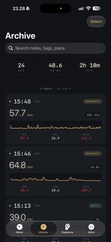 Decibels: Sound Level dB Meter Screenshot 3 of 8