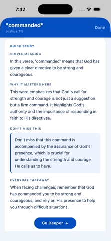 EverydayBible: Study Made Easy iPhone screenshot