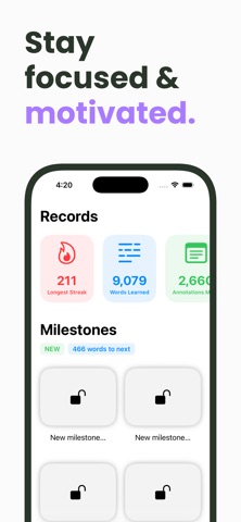 Flashcards by FocusWord iPhone screenshot