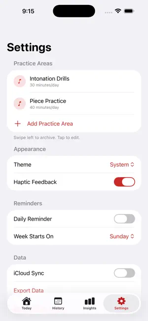 Violin Practice Log screenshot 4