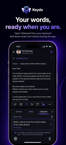 Keyda iPhone screenshot