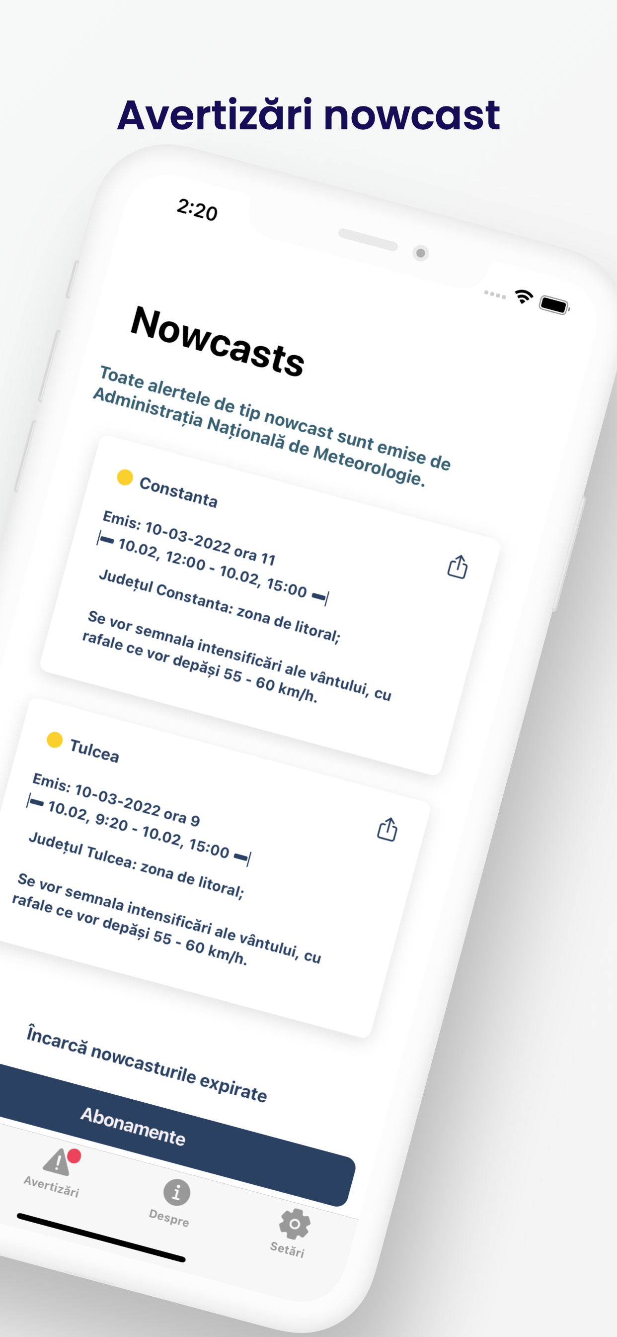 Alerte Meteo Romania