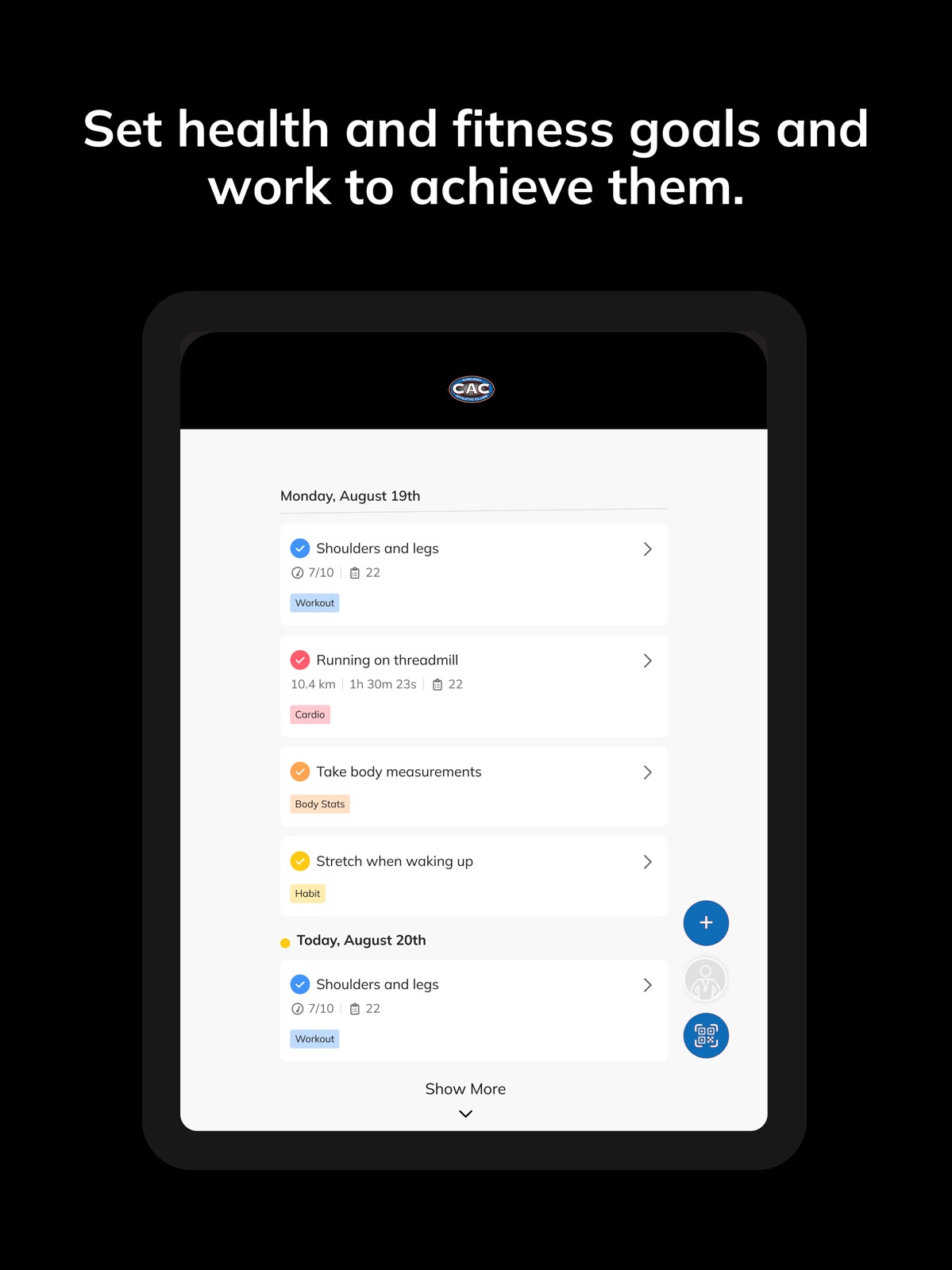 CAC Chicago Athletic Clubs ipad screenshot 4