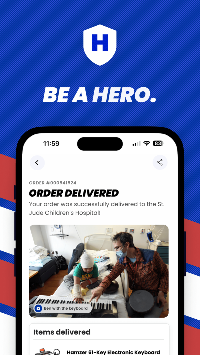 Hero Donating Reinvented