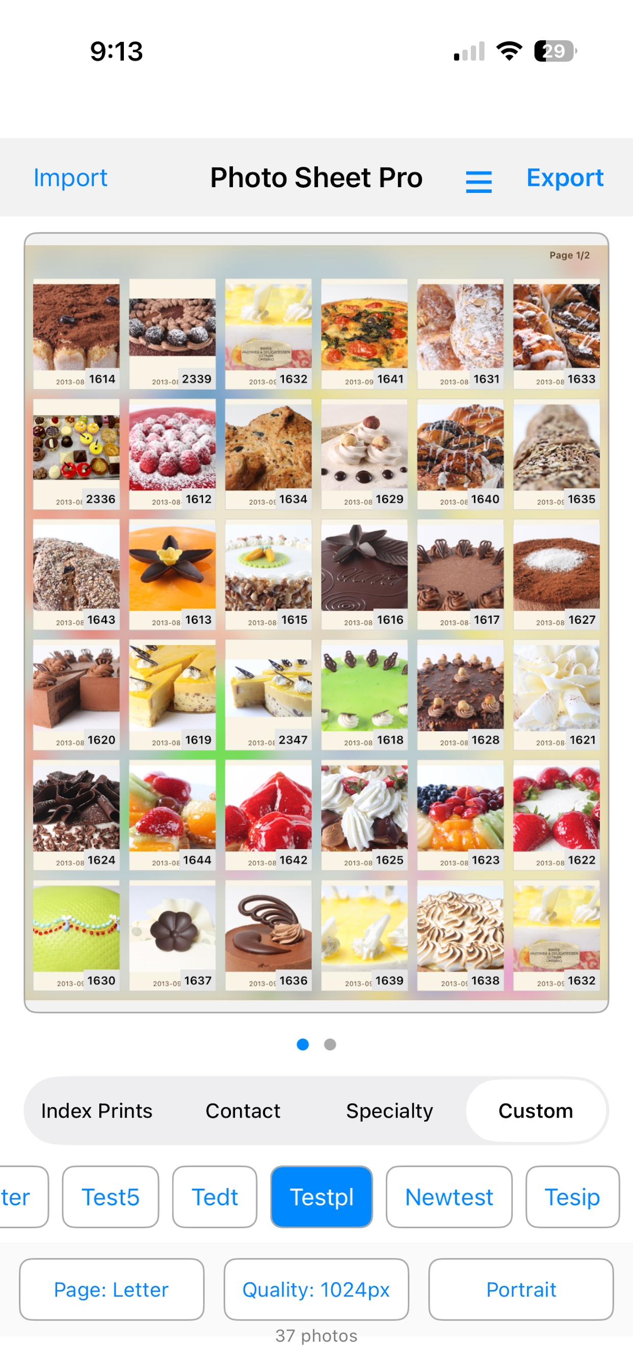Photo Sheet Pro screenshot 5