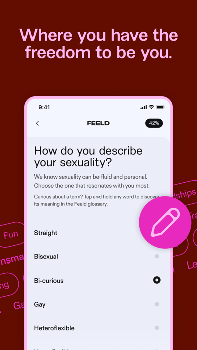 Feeld: Open-Minded Dating Appのスクリーンショット - 3