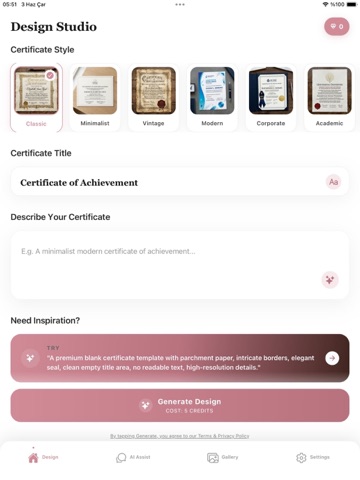 AI Certificate: Award Maker