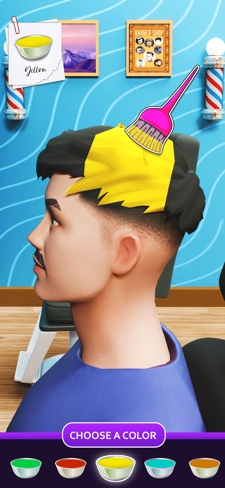Barber Shop Hair Cutting Games screenshot 2