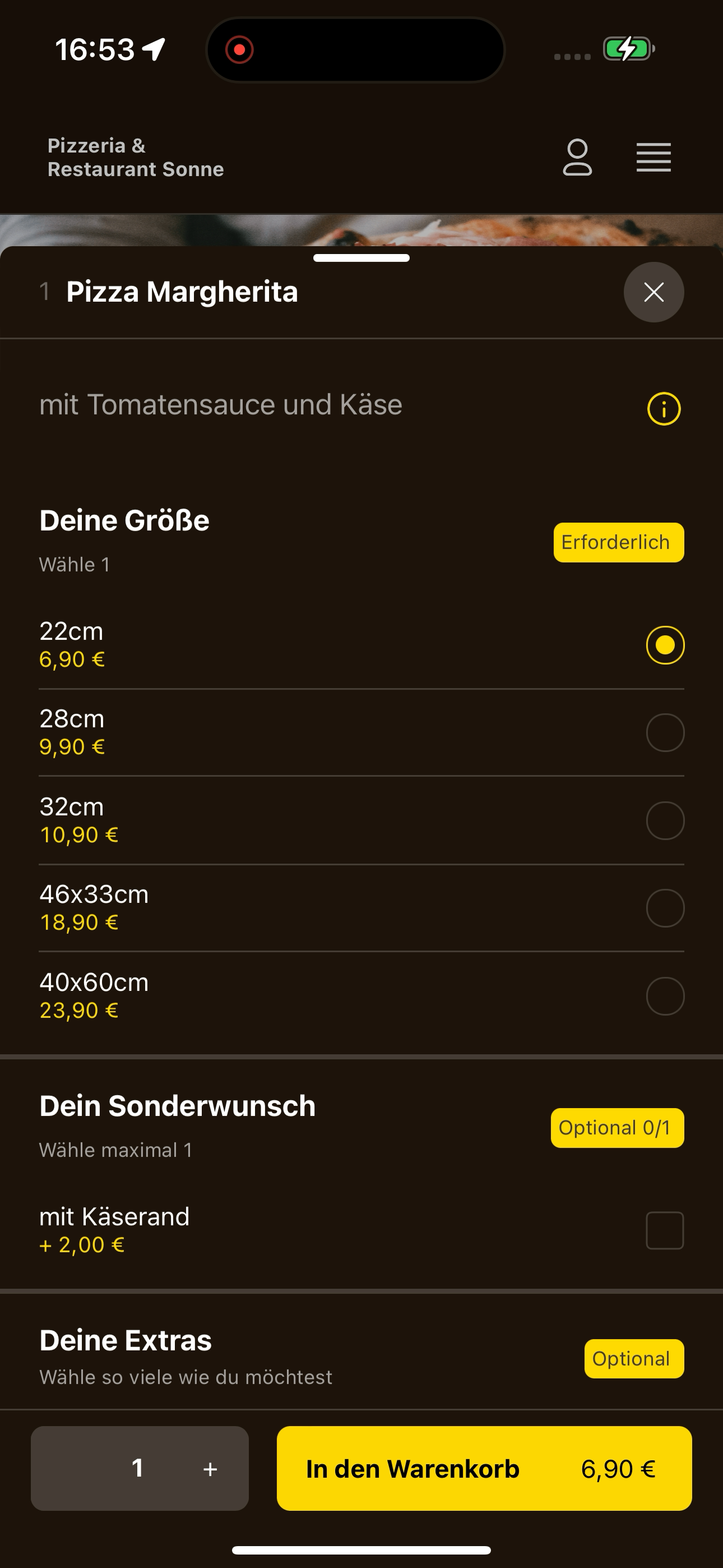 Pizzeria & Restaurant Sonne screenshot 7