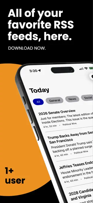Today - RSS Reader screenshot 1