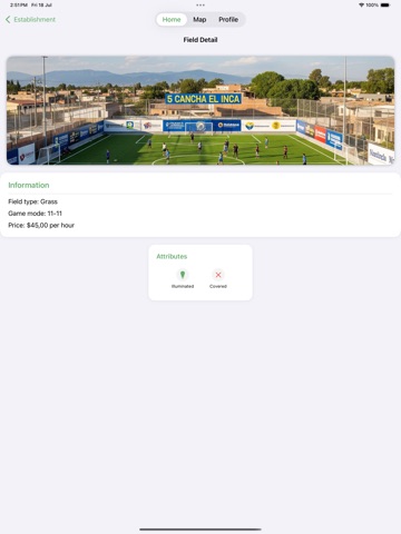 Field Finder iPad screenshot