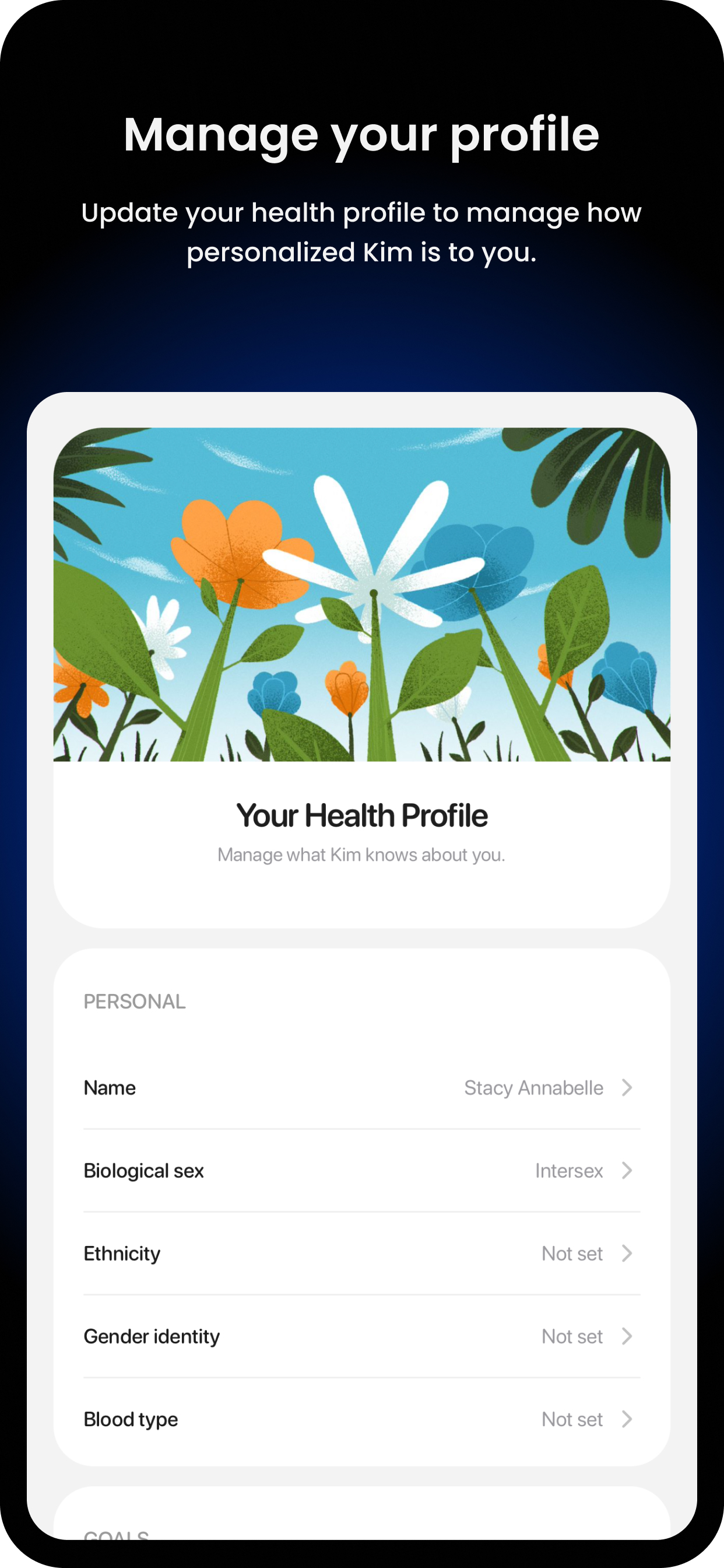 Kim: Personal Health Assistant screenshot 6