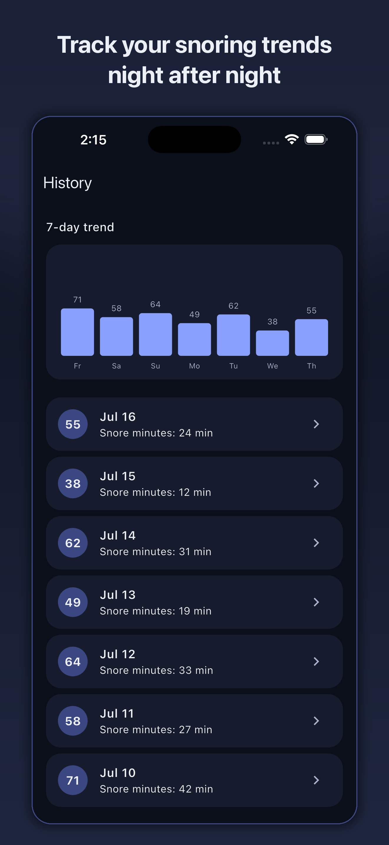 SnoreWise: Snore Recorder screenshot 4