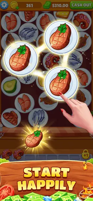 Grill Drop Master: Food Shelf screenshot 3