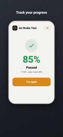 Air Brake Test Practice iPhone screenshot