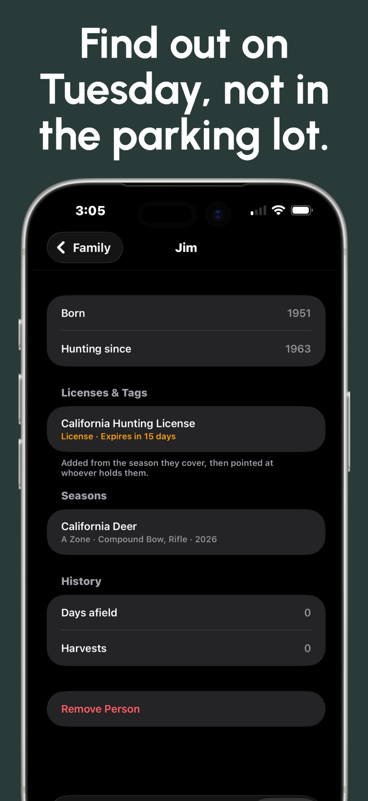 Screenshot 5 of Hunting Tags & License Tracker
