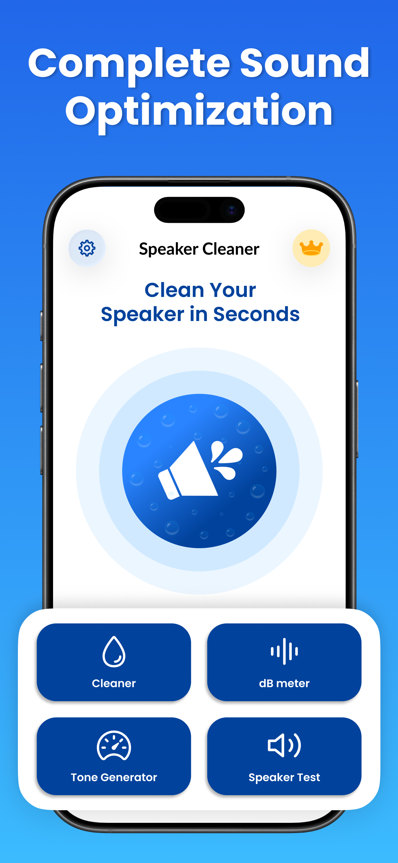 Speaker Cleaner & Sound Meter screenshot 2