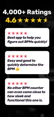 BPM Counter App ∎∎ EDM BPM iPhone screenshot